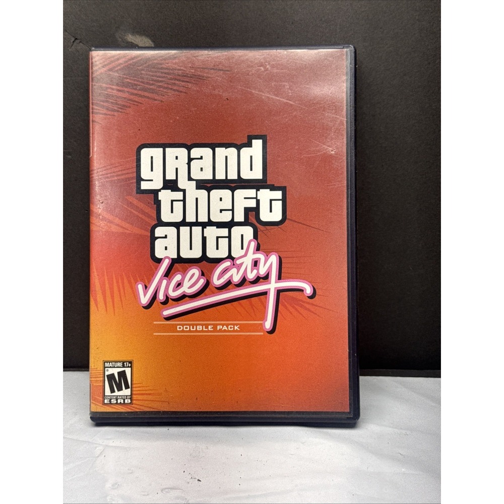 XBox Grand Theft Auto Vice City Video Game with Manual And‎ Map